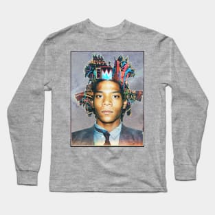 Basquiat Collage Long Sleeve T-Shirt